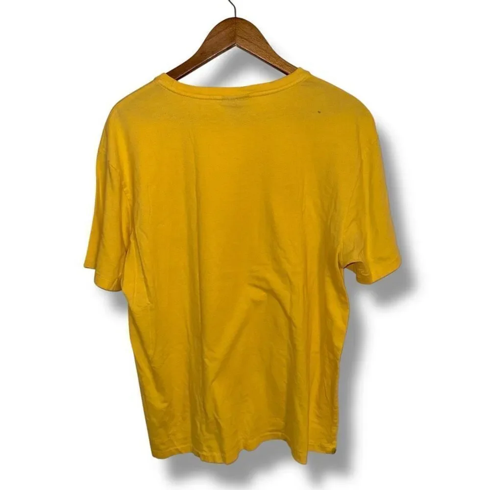 90s Polo Ralph Lauren Spring Yellow Cotton S/S T-Shirt Sz L